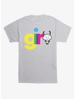 Discount ๐ Invader Zim Gir Neon Script T-Shirt ๐ฏ