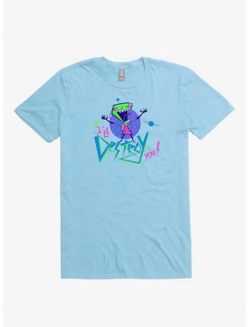 Outlet 🧨 Invader Zim 90's Destroy You T-Shirt 🔥 -INVADER ZIM Sales 11683917 hi 1