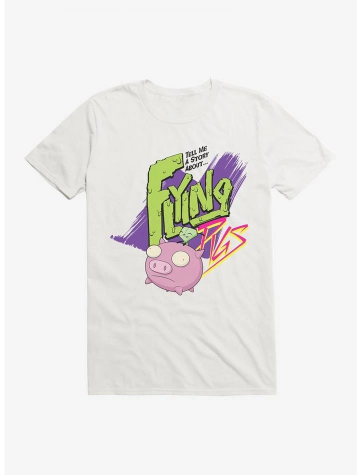Brand new โ๏ธ Invader Zim Gir Flying Pigs T-Shirt ๐ 6 Brand new โ๏ธ Invader Zim Gir Flying Pigs T-Shirt ๐ - Image 6