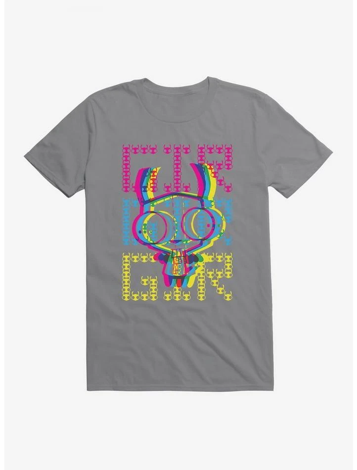 Discount ๐ Invader Zim Gir Neon Stack T-Shirt ๐ฅฐ 2 Discount ๐ Invader Zim Gir Neon Stack T-Shirt ๐ฅฐ - Image 2