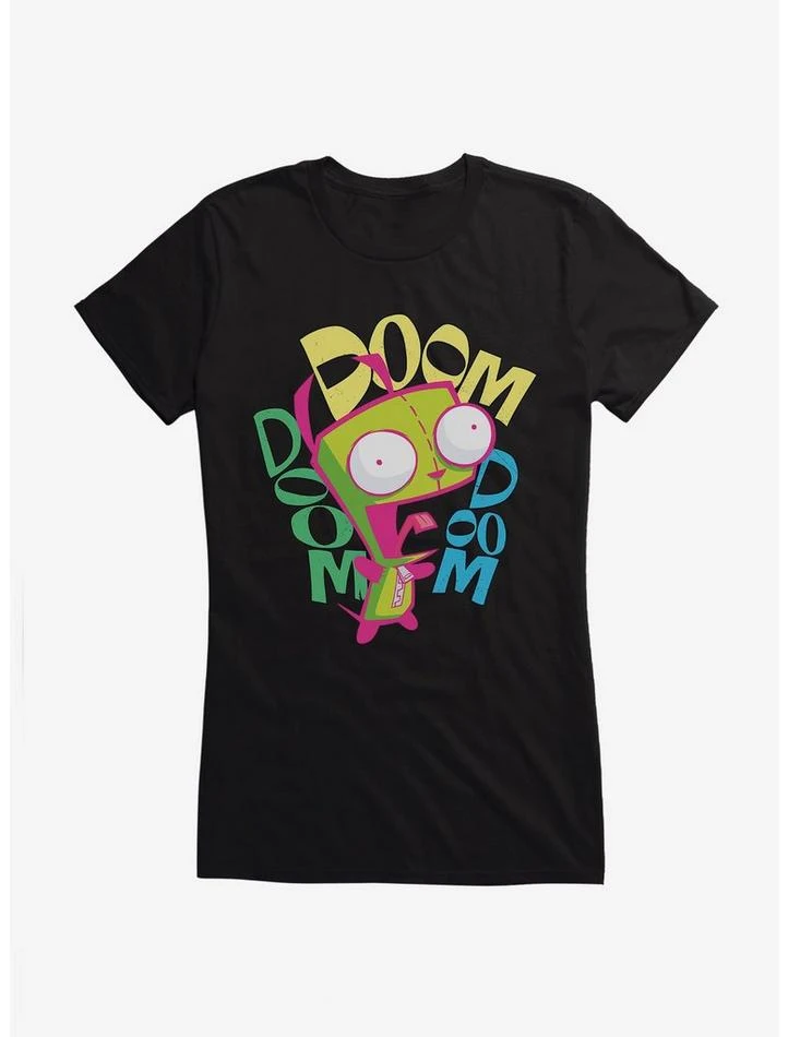Top 10 โจ Invader Zim Doom Doom Doom ๐ง Girls T-Shirt ๐ฅ 2 Top 10 โจ Invader Zim Doom Doom Doom ๐ง Girls T-Shirt ๐ฅ - Image 2