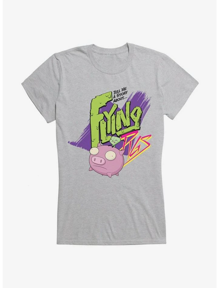 Buy โจ Invader Zim Gir Flying Pigs ๐ง Girls T-Shirt ๐ 3 Buy โจ Invader Zim Gir Flying Pigs ๐ง Girls T-Shirt ๐ - Image 3