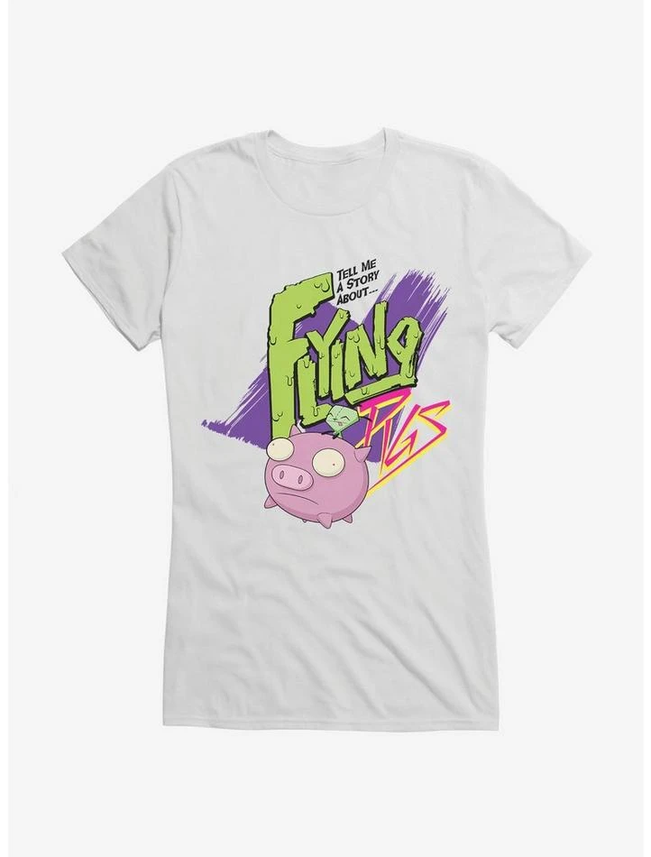 Buy โจ Invader Zim Gir Flying Pigs ๐ง Girls T-Shirt ๐ 6 Buy โจ Invader Zim Gir Flying Pigs ๐ง Girls T-Shirt ๐ - Image 6