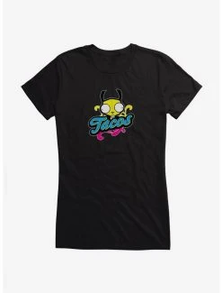 Deals โ๏ธ Invader Zim Gir Neon Tacos ๐ง Girls T-Shirt ๐