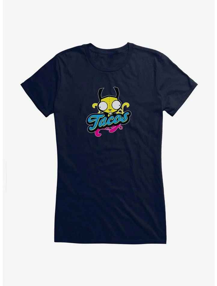 Deals βοΈ Invader Zim Gir Neon Tacos π§ Girls T-Shirt π 4 Deals βοΈ Invader Zim Gir Neon Tacos π§ Girls T-Shirt π - Image 4