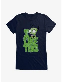 Wholesale 🔥 Invader Zim I Like This 👧 Girls T-Shirt 👍 -INVADER ZIM Sales 14036244 hi