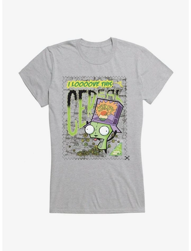 Best deal โจ Invader Zim I Love Cereal ๐ง Girls T-Shirt โ 3 Best deal โจ Invader Zim I Love Cereal ๐ง Girls T-Shirt โ - Image 3