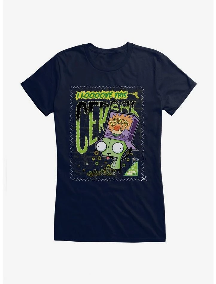 Best deal โจ Invader Zim I Love Cereal ๐ง Girls T-Shirt โ 5 Best deal โจ Invader Zim I Love Cereal ๐ง Girls T-Shirt โ - Image 5