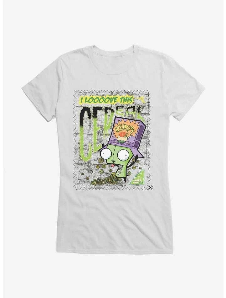 Best deal โจ Invader Zim I Love Cereal ๐ง Girls T-Shirt โ 6 Best deal โจ Invader Zim I Love Cereal ๐ง Girls T-Shirt โ - Image 6