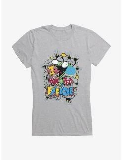 Cheap 🌟 Invader Zim I Want To Explode 👧 Girls T-Shirt ❤️ -INVADER ZIM Sales 14036600 hi