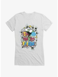 Cheap 🌟 Invader Zim I Want To Explode 👧 Girls T-Shirt ❤️