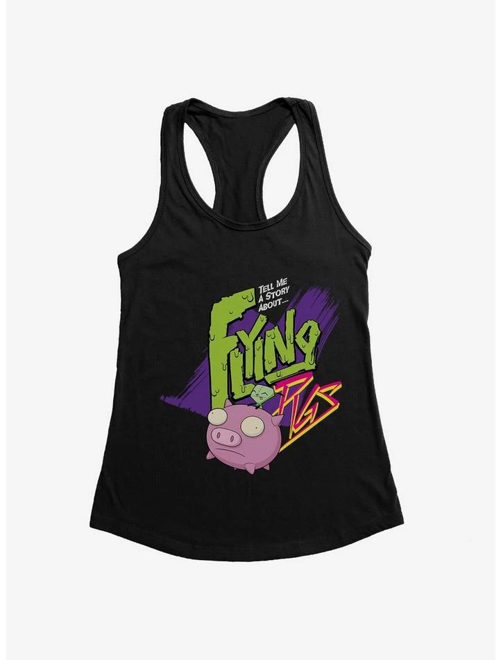 Outlet β€οΈ Invader Zim Flying Pigs π§ Girls Tank π 2 Outlet β€οΈ Invader Zim Flying Pigs π§ Girls Tank π - Image 2