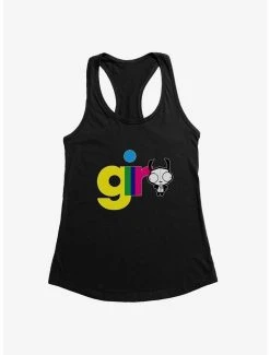 Buy 😍 Invader Zim Gir Neon Script 👧 Girls Tank 🔔 -INVADER ZIM Sales 16054138 hi