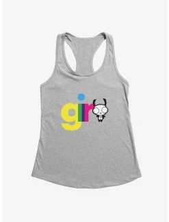 Buy 😍 Invader Zim Gir Neon Script 👧 Girls Tank 🔔 -INVADER ZIM Sales 16054145 hi