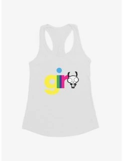Buy ๐ Invader Zim Gir Neon Script ๐ง Girls Tank ๐