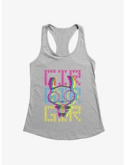 Flash Sale 🔥 Invader Zim Gir Neon Stack 👧 Girls Tank 👏 -INVADER ZIM Sales 16054180 hi