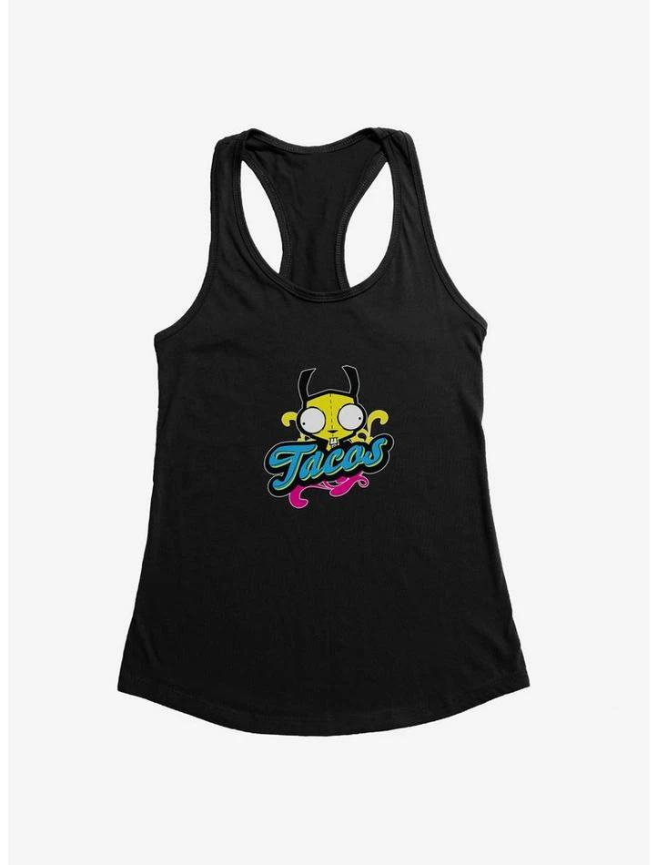 Promo ๐ Invader Zim Gir Neon Tacos ๐ง Girls Tank โ๏ธ 3 Promo ๐ Invader Zim Gir Neon Tacos ๐ง Girls Tank โ๏ธ - Image 3