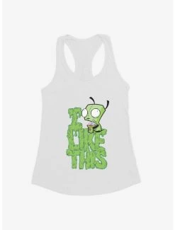 Hot Sale 😍 Invader Zim I Like This 👧 Girls Tank 🧨