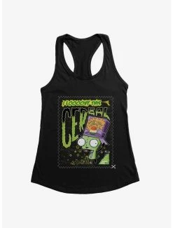 Hot Sale ❤️ Invader Zim I Love Cereal 👧 Girls Tank 🔔 -INVADER ZIM Sales 16054348 hi