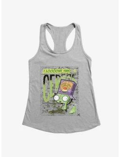 Hot Sale ❤️ Invader Zim I Love Cereal 👧 Girls Tank 🔔 -INVADER ZIM Sales 16054355 hi