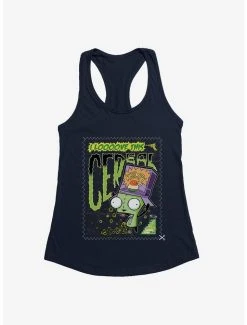 Hot Sale ❤️ Invader Zim I Love Cereal 👧 Girls Tank 🔔 -INVADER ZIM Sales 16054369 hi