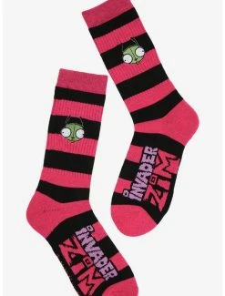 Promo 🔥 Invader Zim GIR Duo Crew 🧦 Socks 😍