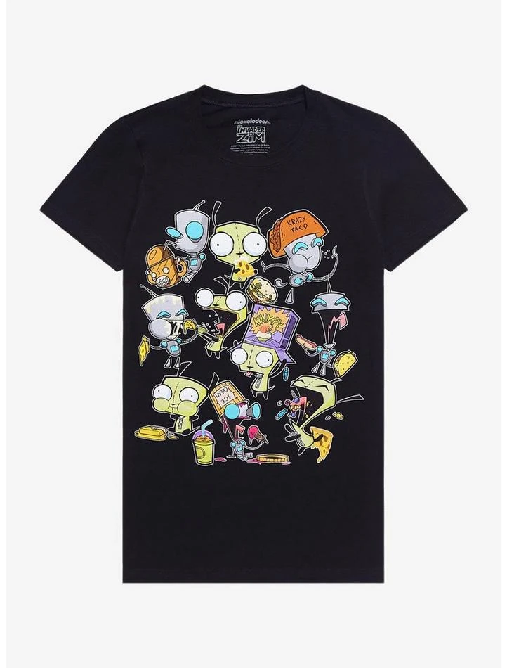 Buy ๐ Invader Zim GIR Eating Collage Boyfriend Fit ๐ง Girls T-Shirt ๐คฉ 1 Buy ๐ Invader Zim GIR Eating Collage Boyfriend Fit ๐ง Girls T-Shirt ๐คฉ