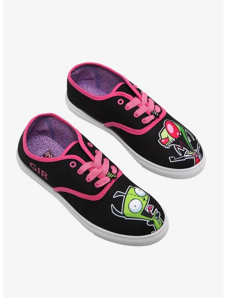 Coupon โค๏ธ Invader Zim Zim & GIR Bestie Lace-Up Canvas ๐ Sneakers โค๏ธ 2 Coupon โค๏ธ Invader Zim Zim & GIR Bestie Lace-Up Canvas ๐ Sneakers โค๏ธ - Image 2