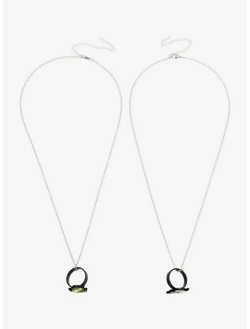 Best reviews of 🥰 Invader Zim GIR Broken Heart Rings Best Friend Necklace Set 💯 -INVADER ZIM Sales 17409197 hi