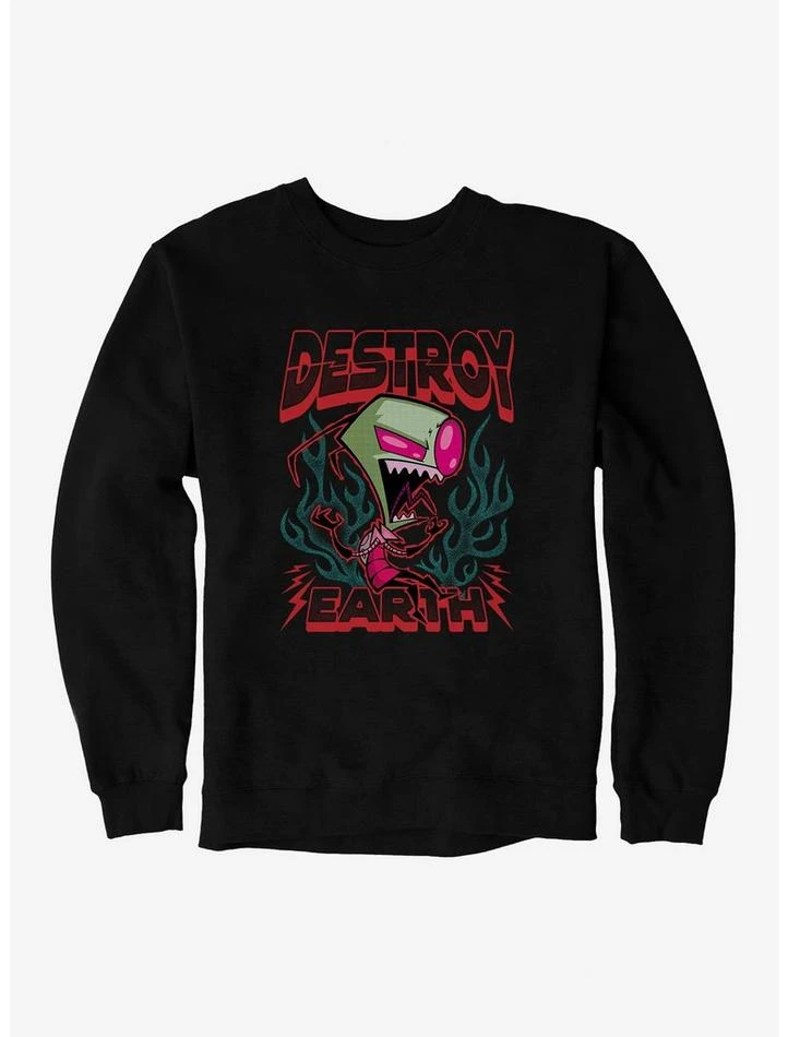 Buy ๐ Invader Zim Unique Destroy Sweatshirt ๐ 5 Buy ๐ Invader Zim Unique Destroy Sweatshirt ๐ - Image 5