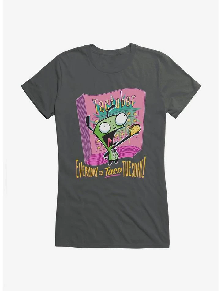 Best deal โจ Invader Zim Unique Taco Tuesday ๐ง Girls T-Shirt ๐ 2 Best deal โจ Invader Zim Unique Taco Tuesday ๐ง Girls T-Shirt ๐ - Image 2
