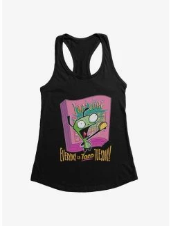 New 🔥 Invader Zim Unique Taco Tuesday 👧 Girls Tank 🧨 -INVADER ZIM Sales 17588914 hi