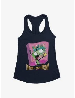 New 🔥 Invader Zim Unique Taco Tuesday 👧 Girls Tank 🧨 -INVADER ZIM Sales 17588935 hi
