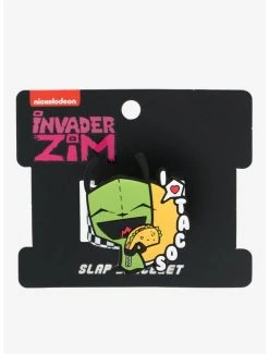 Discount 🤩 Invader Zim GIR Checkered Slap Bracelet ✨ -INVADER ZIM Sales 18257372 av2