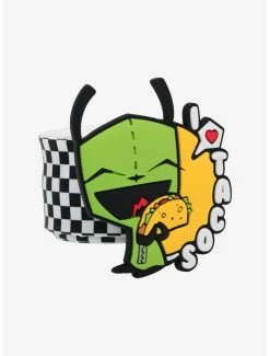 Discount 🤩 Invader Zim GIR Checkered Slap Bracelet ✨