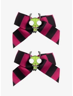 Best reviews of 🌟 Invader Zim GIR Stripe Hair Bow Set 🤩