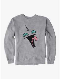 Coupon 🧨 Invader Zim Big Face Laughing Sweatshirt 🥰