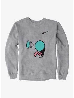 Coupon 🤩 Invader Zim Big face Screaming Sweatshirt 🔔