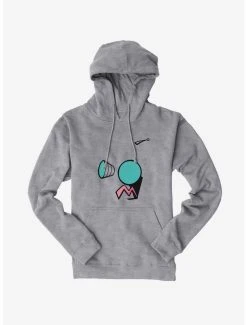 Outlet 👍 Invader Zim Big Face Screaming Hoodie 🛒