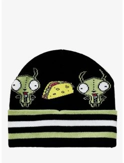 Brand new 🌟 Invader Zim GIR Taco Stripe Beanie 😍