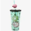 Brand new ⌛ Invader Zim GIR Pig Topper Acrylic Travel Cup 🧨