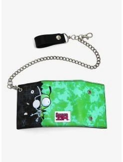 Outlet 😉 Invader Zim GIR Split Trifold Chain Wallet ✨ -INVADER ZIM Sales 18706229 av2
