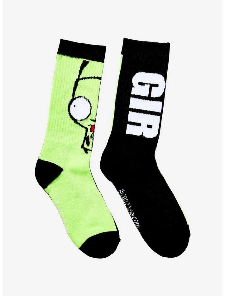 Deals ๐ Invader Zim GIR Color Block Crew ๐งฆ Socks ๐ 2 Deals ๐ Invader Zim GIR Color Block Crew ๐งฆ Socks ๐ - Image 2