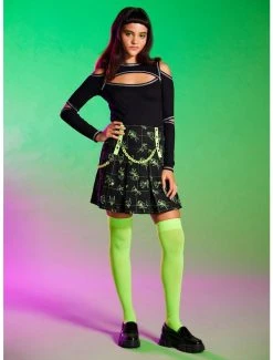 Hot Sale 🧨 Invader Zim Chain Grid Pleated 👗 Skirt 🤩 -INVADER ZIM Sales 19235039 av2