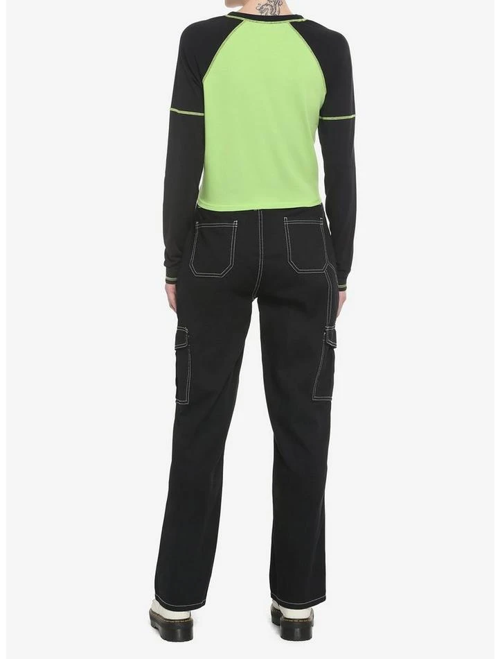 Flash Sale ๐ Invader Zoom GIR Contrast Stitch ๐ง Girls Raglan Long-Sleeve Top ๐งจ 3 Flash Sale ๐ Invader Zoom GIR Contrast Stitch ๐ง Girls Raglan Long-Sleeve Top ๐งจ - Image 3