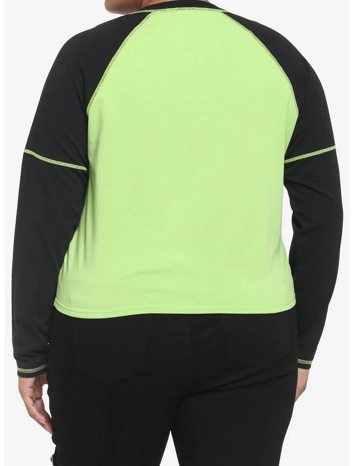 Flash Sale ๐ฅฐ Invader Zoom GIR Contrast Stitch ๐ง Girls Raglan Long-Sleeve Top Plus Size ๐ 3 Flash Sale ๐ฅฐ Invader Zoom GIR Contrast Stitch ๐ง Girls Raglan Long-Sleeve Top Plus Size ๐ - Image 3