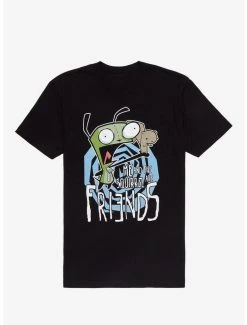 Best Pirce 🔥 Invader Zim GIR & Squirrel Friends T-Shirt 😉