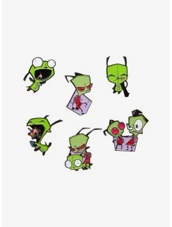 Brand new 🌟 Invader Zim GIR & Zim Blind Box Enamel Pin ⌛