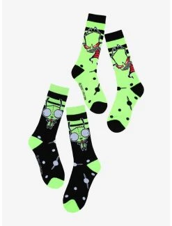 Best reviews of 🎁 Invader Zim Duo Crew 🧦 Socks 2 Pair ✔️