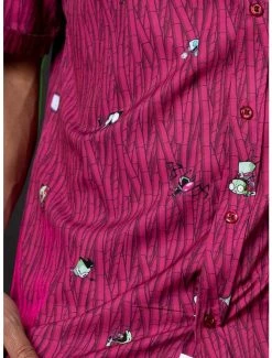 Cheapest ❤️ RSVLTS Invader Zim The Nightmare Begins KUNUFLEX Short Sleeve 👚 Shirt ⌛ -INVADER ZIM Sales 19614928 av4